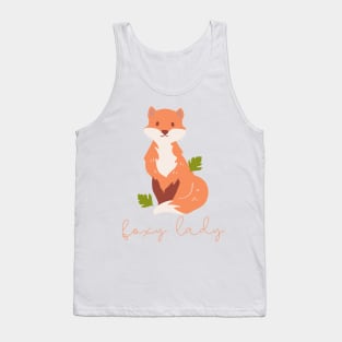 Fox Lovers Gift Foxy Lady Tank Top